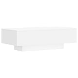 NNEVL Coffee Table White 100x49.5x31 cm Engineered Wood