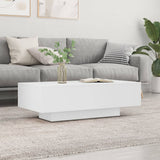 NNEVL Coffee Table White 100x49.5x31 cm Engineered Wood