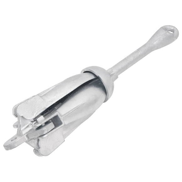 NNEVL Folding Anchor Silver 2.5 kg Malleable Iron