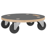 NNEVL Dolly Trolleys 2 pcs Round Ø38x11.5 cm