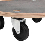 NNEVL Dolly Trolleys 2 pcs Round Ø38x11.5 cm