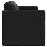 NNEVL Floor Sofa Bed 2-in-1 Black 122x204x55 cm Velvet