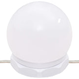 NNEVL Dressing Table with LED Lights White 96x40x142 cm