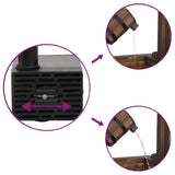 NNEVL Wishing Well Fountain with Pump 57x50x112 cm Solid Wood Fir