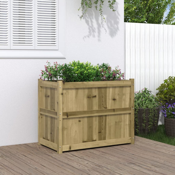 NNEVL Garden Planter 90x50x70 cm Impregnated Wood Pine