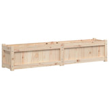 NNEVL Garden Planters 2 pcs Solid Wood Pine