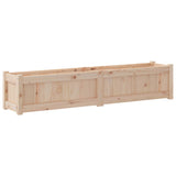 NNEVL Garden Planters 2 pcs Solid Wood Pine