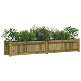 NNEVL Garden Planters 2 pcs Impregnated Wood Pine