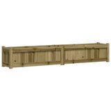 NNEVL Garden Planters 2 pcs Impregnated Wood Pine