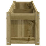 NNEVL Garden Planters 2 pcs Impregnated Wood Pine