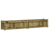 NNEVL Garden Planters 2 pcs Impregnated Wood Pine
