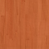 NNEVL Garden Sofa Corner with Cushions 2 pcs Wax Brown Solid Wood Pine