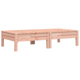 NNEVL Garden Footstools with Cushions 2 pcs Solid Wood Douglas