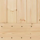 NNEVL Sliding Door with Hardware Set 80x210 cm Solid Wood Pine