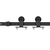 NNEVL Sliding Door with Hardware Set 90x210 cm Solid Wood Pine