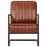 NNEVL Sofa Chair Brown Real Leather