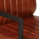 NNEVL Sofa Chair Brown Real Leather