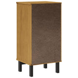 NNEVL Bedside Cabinet FLAM 40x35x80 cm Solid Wood Pine