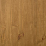 NNEVL Bedside Cabinet FLAM 40x35x80 cm Solid Wood Pine
