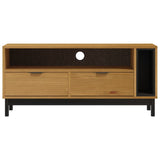 NNEVL TV Cabinet FLAM 110x40x50 cm Solid Wood Pine