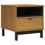 NNEVL Side Table FLAM 50x50x50 cm Solid Wood Pine