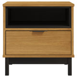 NNEVL Side Table FLAM 50x50x50 cm Solid Wood Pine
