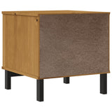 NNEVL Side Table FLAM 50x50x50 cm Solid Wood Pine