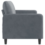 NNEVL 3-Seater Sofa Dark Grey Velvet 180 cm