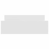 NNEVL Bed Frame without Mattress White 150x200 cm
