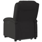 NNEVL Stand up Massage Recliner Chair Black Fabric