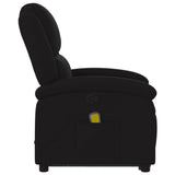 NNEVL Stand up Massage Recliner Chair Black Fabric