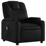 NNEVL Electric Massage Recliner Chair Black Faux Leather