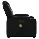 NNEVL Electric Massage Recliner Chair Black Faux Leather