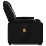 NNEVL Stand up Massage Recliner Chair Black Faux Leather