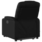 NNEVL Electric Stand up Massage Recliner Chair Black Faux Leather
