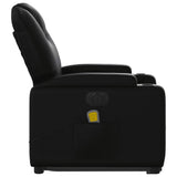 NNEVL Electric Stand up Massage Recliner Chair Black Faux Leather
