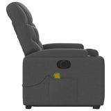NNEVL Electric Stand up Massage Recliner Chair Dark Grey Fabric