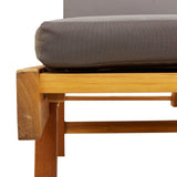 NNEVL Sun Loungers 2 pcs with Cushions 200x68x83 cm Solid Wood Acacia