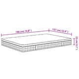 NNEVL Bonnell Spring Mattress Medium 137x190 cm Double Size
