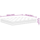 NNEVL Pocket Spring Mattress Medium 152x203 cm Queen Size