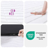 NNEVL Foam Mattress Medium Soft 152x203 cm Queen Size