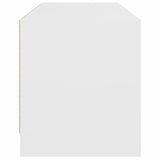 NNEVL TV Cabinet with Glass Doors White 102x37x42 cm