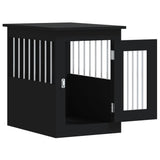 NNEVL Dog Crate Furniture Black 45x62x59 cm Engineered Wood