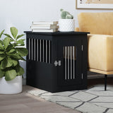 NNEVL Dog Crate Furniture Black 45x62x59 cm Engineered Wood