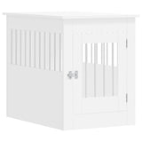 NNEVL Dog Crate Furniture White 55x80x68 cm Engineered Wood