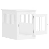 NNEVL Dog Crate Furniture White 55x80x68 cm Engineered Wood
