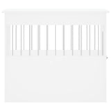 NNEVL Dog Crate Furniture White 55x80x68 cm Engineered Wood