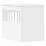 NNEVL Dog Crate Furniture White 55x80x68 cm Engineered Wood