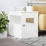 NNEVL Dog Crate Furniture White 55x80x68 cm Engineered Wood