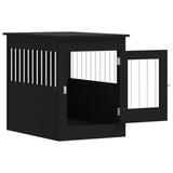 NNEVL Dog Crate Furniture Black 55x80x68 cm Engineered Wood
